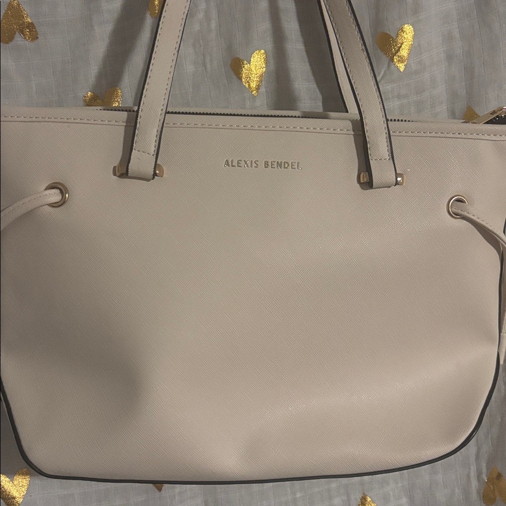 Alexis Bendel Cream Crossbody Bag